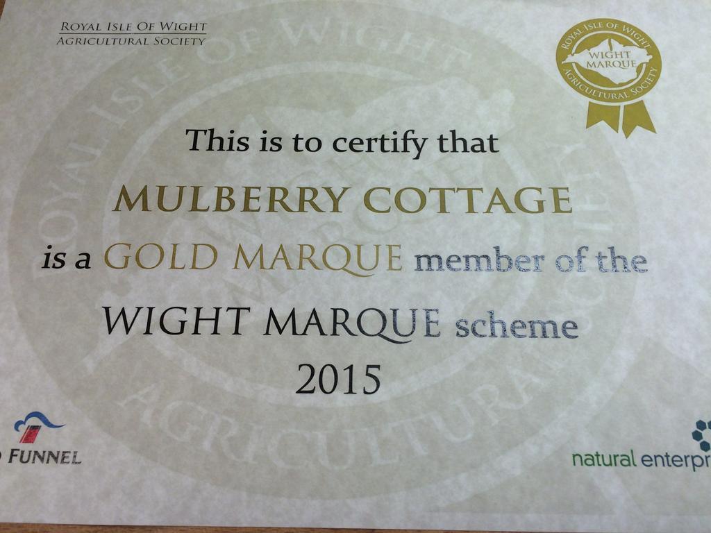 Mulberry Cottage B&B Бембридж Экстерьер фото